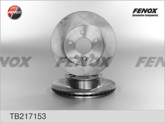 Fenox TB217153 - Тормозной диск avtokuzovplus.com.ua