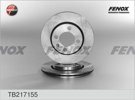 Fenox TB217155 - Гальмівний диск autocars.com.ua