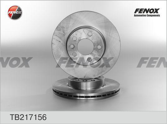 Fenox TB217156 - Тормозной диск avtokuzovplus.com.ua