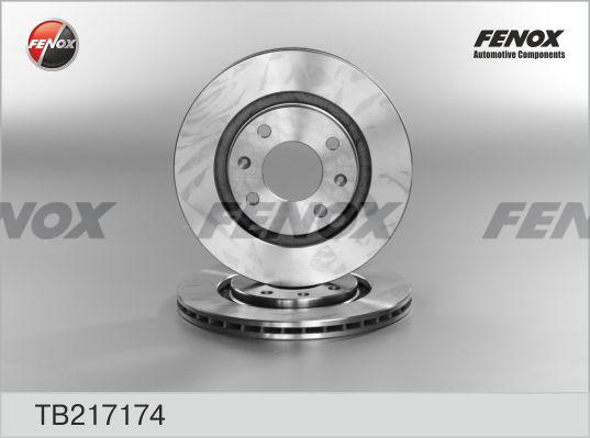 Fenox TB217174 - Тормозной диск avtokuzovplus.com.ua