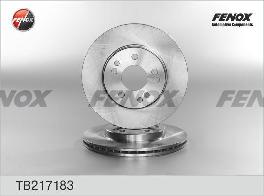 Fenox TB217183 - Тормозной диск avtokuzovplus.com.ua