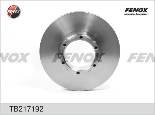 Fenox TB217192 - Гальмівний диск autocars.com.ua