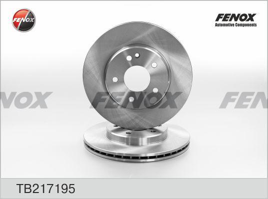 Fenox TB217195 - Тормозной диск avtokuzovplus.com.ua