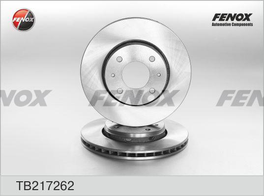 Fenox TB217262 - Гальмівний диск autocars.com.ua