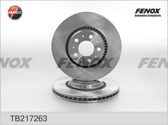 Fenox TB217263 - Гальмівний диск autocars.com.ua