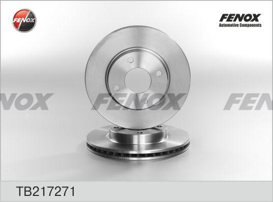 Fenox TB217271 - Гальмівний диск autocars.com.ua