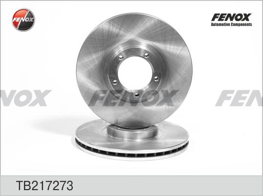 Fenox TB217273 - Гальмівний диск autocars.com.ua