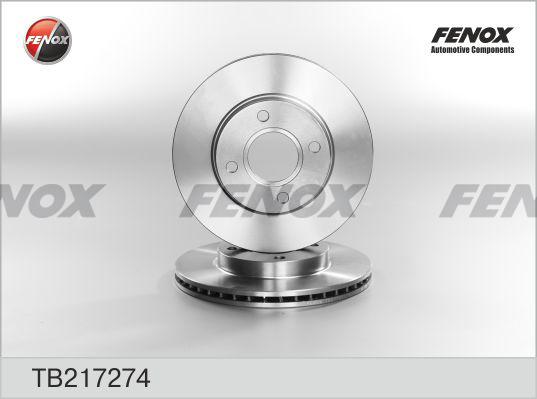 Fenox TB217274 - Тормозной диск avtokuzovplus.com.ua