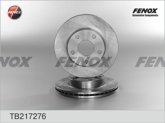 Fenox TB217276 - Тормозной диск avtokuzovplus.com.ua