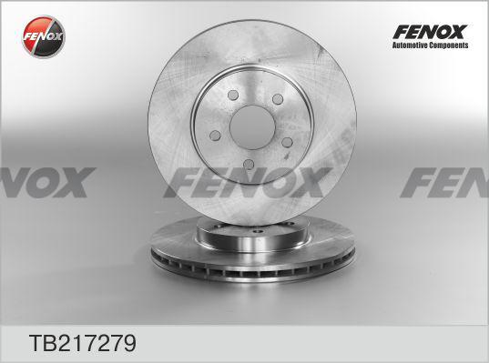 Fenox TB217279 - Гальмівний диск autocars.com.ua