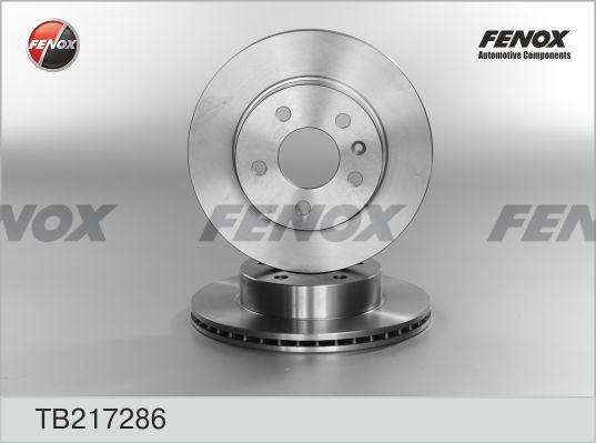 Fenox TB217286 - Гальмівний диск autocars.com.ua
