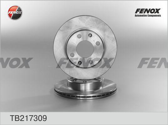 Fenox TB217309 - Гальмівний диск autocars.com.ua