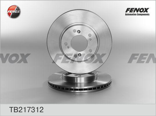 Fenox TB217312 - Тормозной диск avtokuzovplus.com.ua