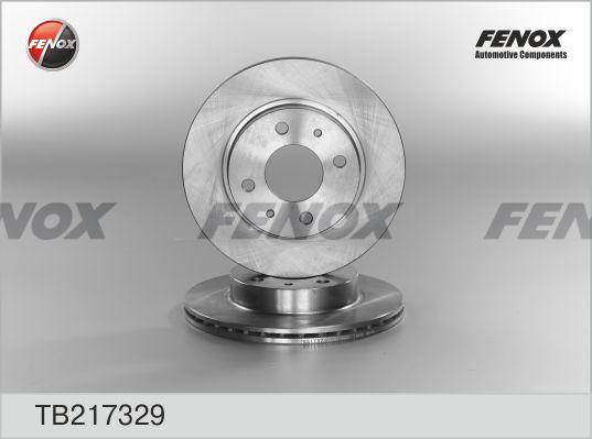 Fenox TB217329 - Гальмівний диск autocars.com.ua