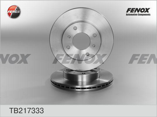 Fenox TB217333 - Гальмівний диск autocars.com.ua