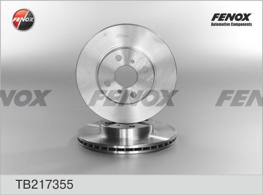 Fenox TB217355 - Гальмівний диск autocars.com.ua