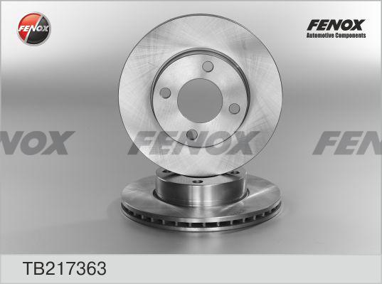 Fenox TB217363 - Тормозной диск avtokuzovplus.com.ua