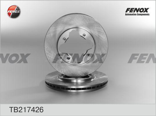 Fenox TB217426 - Гальмівний диск autocars.com.ua