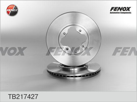 Fenox TB217427 - Тормозной диск avtokuzovplus.com.ua