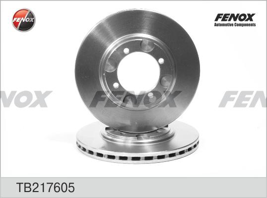 Fenox TB217605 - Тормозной диск avtokuzovplus.com.ua