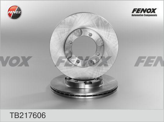 Fenox TB217606 - Тормозной диск avtokuzovplus.com.ua