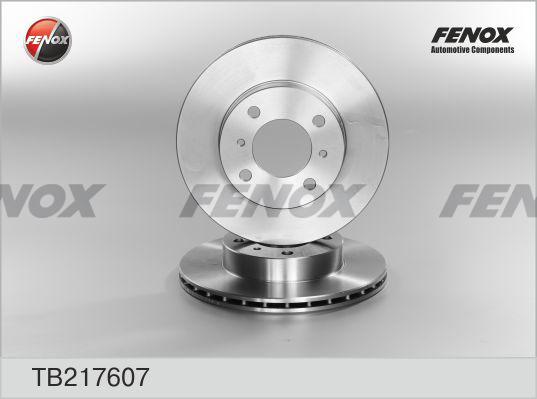 Fenox TB217607 - Тормозной диск avtokuzovplus.com.ua