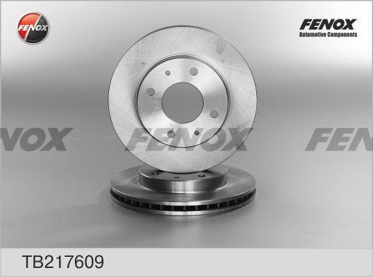 Fenox TB217609 - Гальмівний диск autocars.com.ua