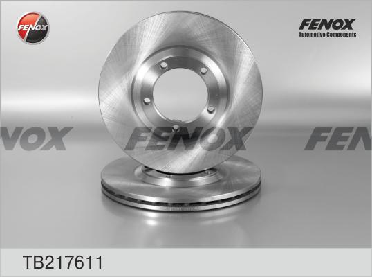 Fenox TB217611 - Тормозной диск avtokuzovplus.com.ua