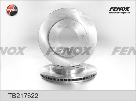 Fenox TB217622 - Гальмівний диск autocars.com.ua