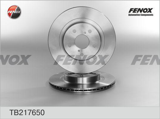 Fenox TB217650 - Тормозной диск avtokuzovplus.com.ua