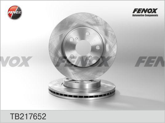 Fenox TB217652 - Гальмівний диск autocars.com.ua