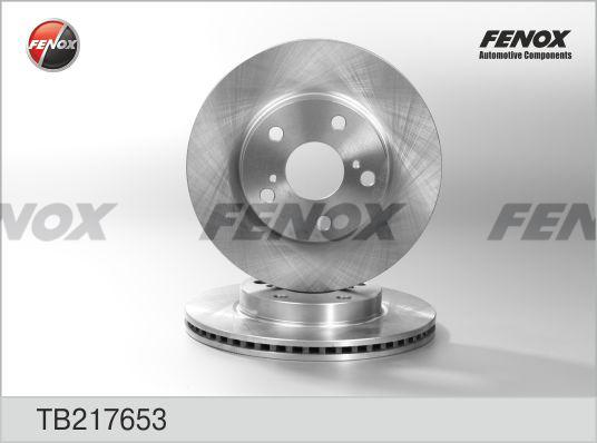 Fenox TB217653 - Гальмівний диск autocars.com.ua