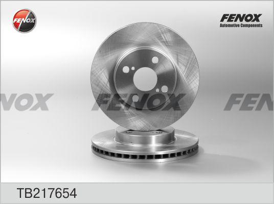 Fenox TB217654 - Гальмівний диск autocars.com.ua