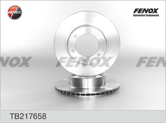 Fenox TB217658 - Тормозной диск avtokuzovplus.com.ua