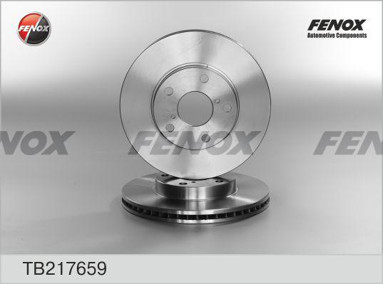 Fenox TB217659 - Тормозной диск avtokuzovplus.com.ua