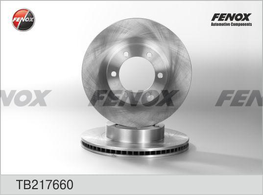 Fenox TB217660 - Гальмівний диск autocars.com.ua