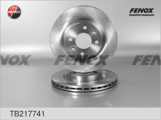 Fenox TB217741 - Гальмівний диск autocars.com.ua