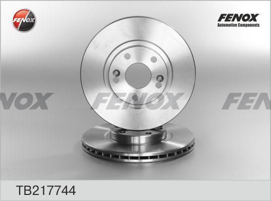 Fenox TB217744 - Гальмівний диск autocars.com.ua