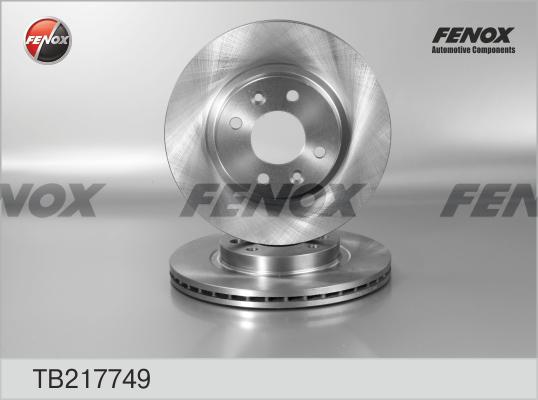 Fenox TB217749 - Тормозной диск autodnr.net