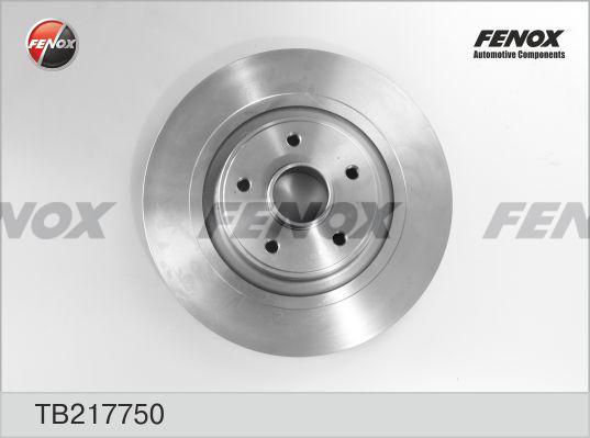 Fenox TB217750 - Тормозной диск avtokuzovplus.com.ua