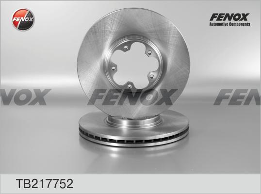Fenox TB217752 - Тормозной диск avtokuzovplus.com.ua