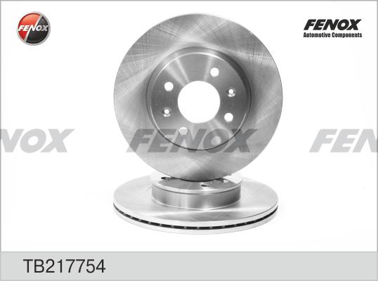Fenox TB217754 - Гальмівний диск autocars.com.ua