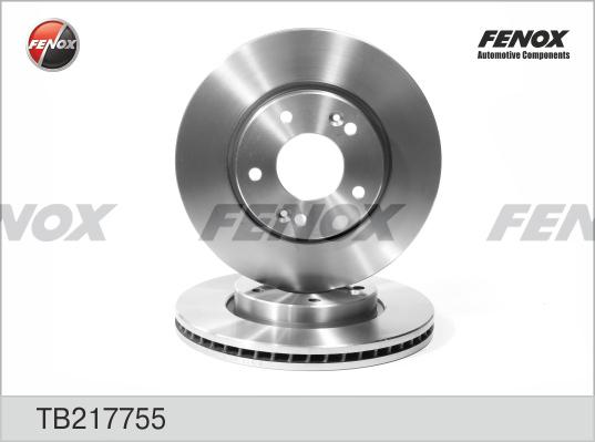 Fenox TB217755 - Тормозной диск avtokuzovplus.com.ua