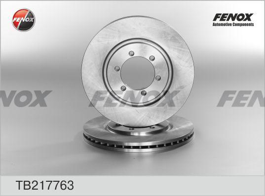 Fenox TB217763 - Гальмівний диск autocars.com.ua