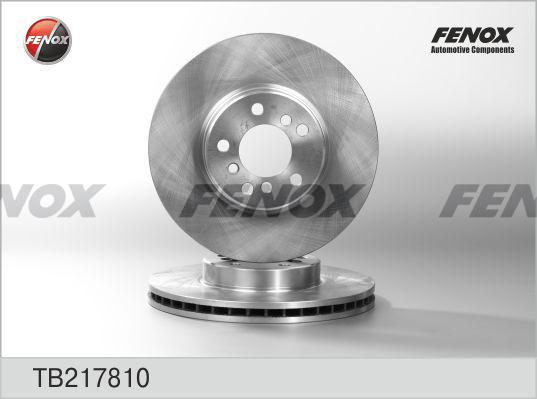 Fenox TB217810 - Гальмівний диск autocars.com.ua