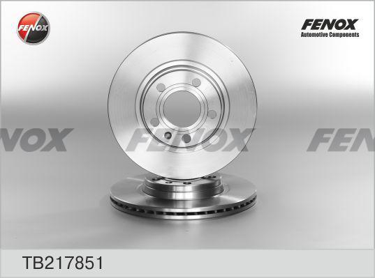 Fenox TB217851 - Гальмівний диск autocars.com.ua