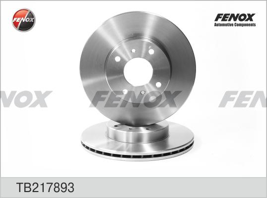 Fenox TB217893 - Гальмівний диск autocars.com.ua