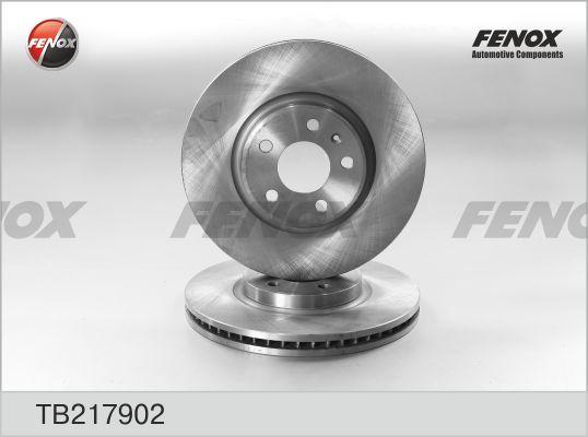 Fenox TB217902 - Гальмівний диск autocars.com.ua