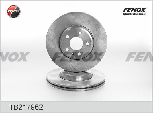 Fenox TB217962 - Гальмівний диск autocars.com.ua