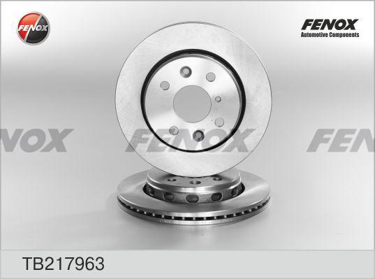 Fenox TB217963 - Тормозной диск avtokuzovplus.com.ua